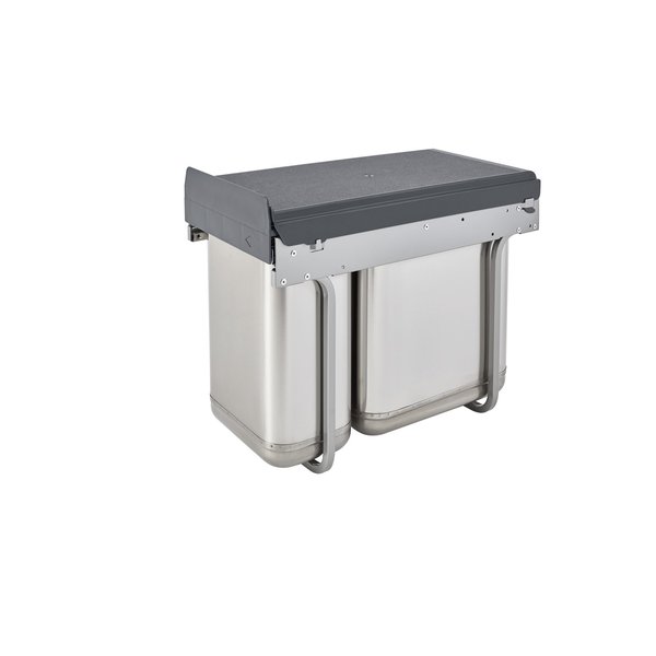 Rev-A-Shelf Rev-A-Shelf Stainless Steel Undersink Double Waste Container 8-785-30-2SS
